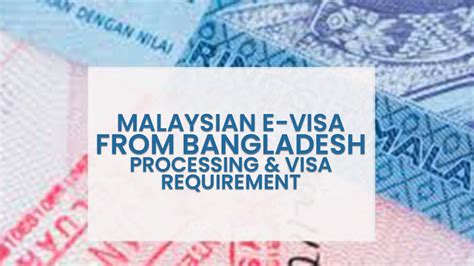 malaysia visa requirements for bangladeshi